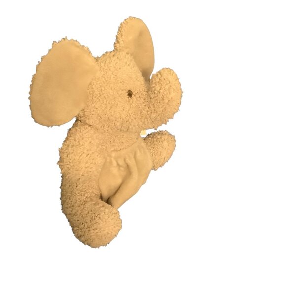 Mud Pie Elephant Plush Toy Babies 7" Soft Cuddly Stuffed Animal Pocket Pouch - Picture 3 of 6